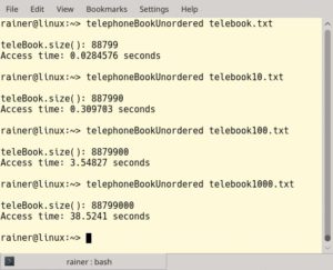 Abbildung 4: Die Performance-Zahlen verbessern sich nach dem Umstieg auf »std::unordered_map«.