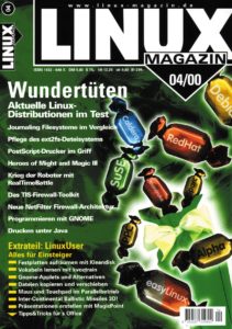 Sechs Seiten des Linux-Magazins 10/1994 im Faksimile. [PDF]