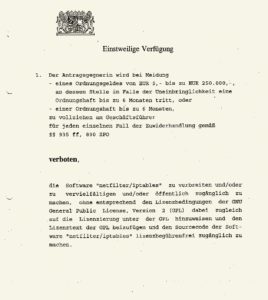 Abbildung 1: Kernelentwickler Harald Welte erwirkte bereits mehrmals einstweilige Verfügungen gegen Routerhersteller, die seinen Code verwendeten, ohne sich an die GPL zu halten.