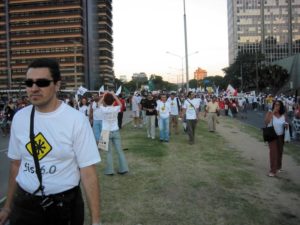 Abbildung 1: Das Weltsozialforum in Porto Alegre, Brasilien, stand auch in diesem Jahr wieder im Zeichen freier Software.