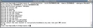 Abbildung 1: Das Tool Provision initialisiert die Datenbasis Sambas. Ein Provision ist auch mit Swat möglich.