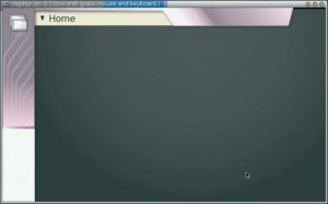 Abbildung 1: Zum Erproben eigener Programme eignet sich der virtuelle X-Server Xephyr besonders gut, da er eine andere Farbtiefe darstellen kann als der X-Server des Hostsystems. Die Abbildung zeigt den Hildon-Desktop des Nokia 770.