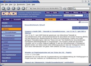 Abbildung 1: E-Health als neues Schlagwort - ab 19. April findet in München ein Kongress zur Gesundheitskarte statt.