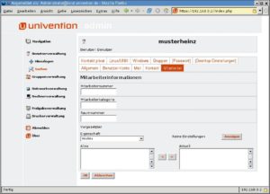 Abbildung 1: Der Univention Corporate Server arbeitet - wie ein Active Directory - intern mit LDAP. Im Verzeichnisdienst legt er beispielsweise die Benutzerinformationen ab.