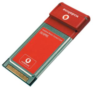 Abbildung 1: Die Vodafone-UMTS-Mobilfunkkarte stammt vom Hersteller Option. Sie simuliert einen USB-Controller und drei USB-Serial-Devices.