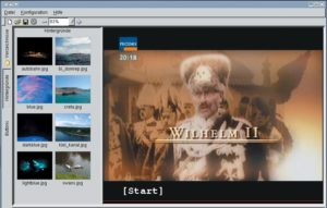 Abbildung 1: Das Programm DVD Styler erstellt im Handumdrehen aus MPEG-2-Videos eine DVD mit Startbildschirm, Menü und sogar Buttons. Es dient als Frontend zu den Programmen »dvdauthor« und »growisofs«.