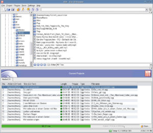 Abbildung 1: Mit der KDE-Brennsoftware K3b erzeugen auch weniger geübte Anwender per Drag & Drop CDs und DVDs. Bei Audio-CDs ist es egal, ob die Dateien als Ogg Vorbis, MP3 oder einem anderen Format vorliegen.