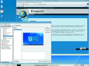 Abbildung 1: KDE 3.2 wartet mit vielen Verbesserungen auf. Die Entwickler haben nicht nur den Programm-umfang erheblich vergrößert, es gibt auch neue Artworks, etwa das hier gezeigte Plastik-Theme.