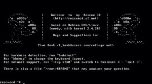 Abbildung 1: Schlicht, schön, schwarz - der Login-Bildschirm. Das Konzept erlaubt aber auch X-Window.