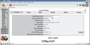 Abbildung 2: Der Bereich »Settings« im Web-Konfigurator. Die meisten Parameter sind bereits sinnvoll vorbelegt, so zum Beispiel auch der Domainname.