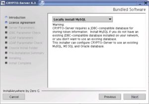 Abbildung 1: Die Installation von Crypto-Server 6 erfolgt über ein grafisches Installationsprogramm.