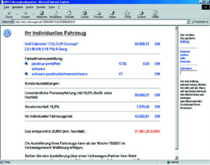 Abbildung 1c: ... eine Anfrage per E-Mail stellen ...