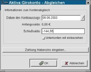 Abbildung 23: Benachrichtigung über automatisch erzeugte Buchungen.