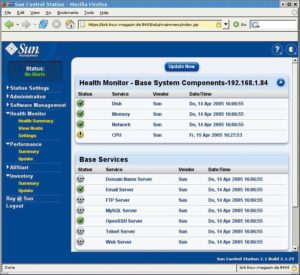 Abbildung 2: Ein Client signalisiert eine CPU-Überlastung. Auf Wunsch leitet die Sun Control Station einen solchen Alarm auch per E-Mail an den Admin weiter.