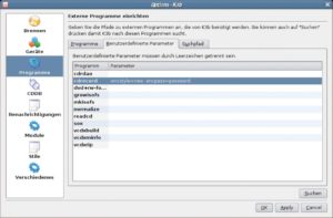 Abbildung 2: Mit den Einstellungen von K3B lässt sich das Cdrecord-Patch leicht integrieren, ohne dass eine Modifikation von K3B selbst nötig wäre. Es genügt, die zusätzlichen Parameter einzutragen.