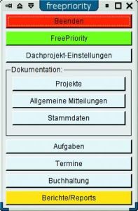 Abbildung 2: Das Programm Free Priority hilft pädagogischen Teams dabei, ihre Arbeit zu organisieren. Die Oberfläche ist sehr intuitiv gestaltet.