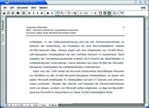 Abbildung 2: Ein Auszug aus der Studie der Uni Münster. Arithmetisch stimmt's, die Logik im letzten Absatz ist allerdings ziemlich gewöhnungsbedürftig.