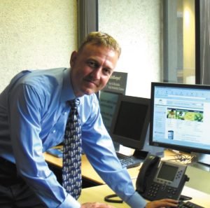 Abbildung 2: Nick Gair im Londoner Linux Competence Center.
