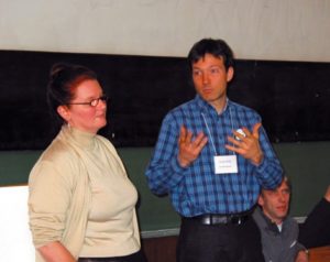 Suns Open-Source-Diva Danese Cooper im Gespräch mit Joerg Heilig, Entwicklungsleiter für Star Office.