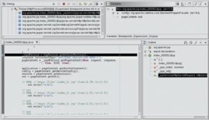 Abbildung 2: JSP-Debugging mit dem Tomcat-Plugin von Sysdeo.