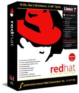 Abbildung 3: Red Hat und SuSE gelten heute beide als Marktführer, Red Hat zumindest in den USA, vielleicht auch weltweit, SuSE zumindest in Deutschland, vielleicht auch in Europa.