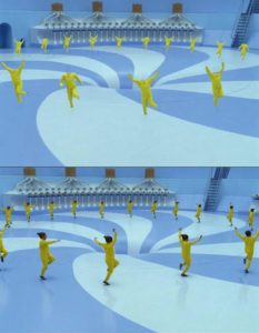 Abbildung 3: Die künstlichen Oompa-Loompas in "Charlie and the Chocolate Factory" erscheinen nur allzu menschlich.