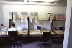 Abbildung 3: Das Testlabor in der Münchner Herzog-Wilhelm-Straße: Hier entwickelt das Team den Münchner Linux-Client auf Basis von Debian.