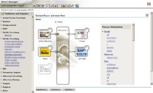 Abbildung 3: Novells Nsure Identity Manager verwaltet als Meta-Directory die Daten in anderen Verzeichnisdiensten. Das Bild zeigt die konfigurierten Adapter für eine Implementierung.