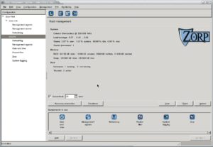 Abbildung 3: Über das ZMS-GUI lassen sich sämtliche Aspekte des Systems verwalten. Es dient auch als Monitoring-Applikation, die den aktuellen Zustand der Firewall darstellt.