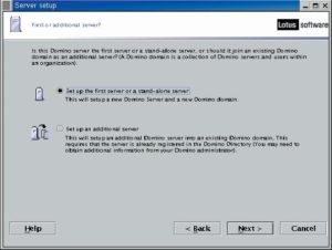 Abbildung 3: Die Java-basierte Konsole ist eine der Administrationsschnittstellen für Domino auf Linux-Systemen.