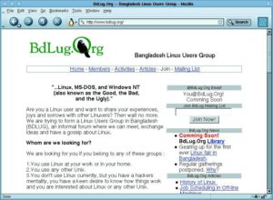 Abbildung 3: Linux bietet vor allem für Entwicklungsländer erhebliche Vorteile gegenüber proprietären Lösungen. In Bangladesch kümmert sich das Bengalinux-Projekt um die Lokalisierung der Programme.