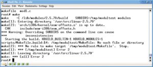 Abbildung 3: Weil das Makefile den falschen Namen trägt, wird es vom Kernel-Build-System nicht gefunden.