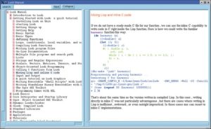 Abbildung 3: Lush mischt problemlos Lisp und C innerhalb eines Programms.