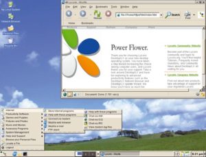 Abbildung 3: Lycoris, der Nachfolger von Redmond-Linux, zeigt sich im perfekten XP-Look.