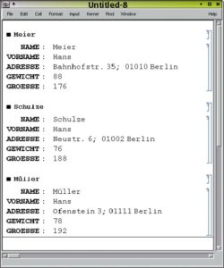 Abbildung 3: Die Abbildung zeigt das Notebook, das mit den XML-Daten erzeugt wurde. Es erscheint durch den letzten Befehl im Notebook der Abbildung 5.