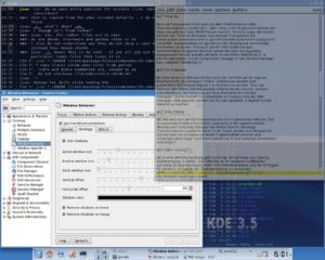 Abbildung 3: KDE enthält seit Version 3.4 in »kwin« einen eigenen Composite-Manager.
