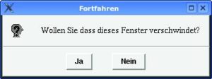 Abbildung 3b: Die Benutzer nehmen den Dialog aus Abbildung 3a so wahr wie diesen und klicken wie immer auf »Ja«. Sie wollen nur schnell weiterarbeiten.
