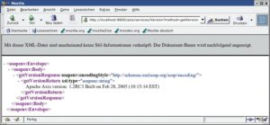 Abbildung 4: SOAP-Nachrichten und Webservices liegen häufig im XML-Format vor.
