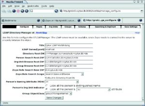Abbildung 4: Das Formular für die Grundkonfiguration von ST LDAP Manager.