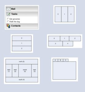 Abbildung 4: Unter den 20 vordefinierten GWT-Widgets kümmern sich die Panels ums Layout. Zusätzlich lassen sich beliebige eigene Widgets entwickeln.