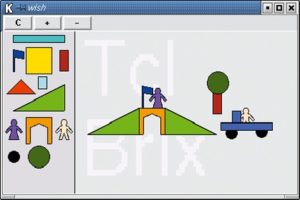 Abbildung 4: Tcl Brix ist ein einfaches Spiel mit wenigen Zeilen Tcl-Code.
