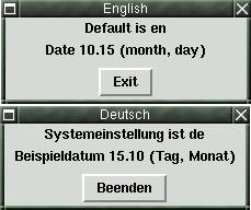 Abbildung 4: Zur Lokalisierung gehört auch, dass im Englischen der Monat vor dem Tag steht, im Deutschen aber genau umgekehrt der Tag vor dem Monat.