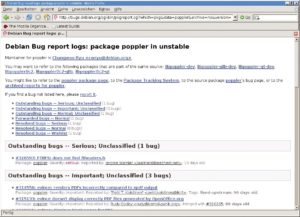 Abbildung 4: Auch Entwickler mögen ansprechende Benutzeroberflächen: Das Debian Bug Tracking System erhielt neben neuen Funktionen auch ein übersichtlicheres Layout.
