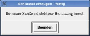 Abbildung 6: Zum Abschluss informiert der Wizard, dass alles gut gegangen ist.
