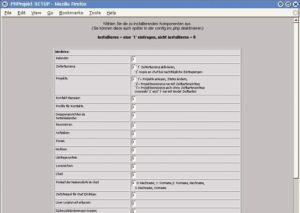 Abbildung 5: Die sortier- und filterbare Liste aller Projekte zeigt PHProjekt in tabellarischer Form. Unterprojekte gruppieren sich als Baum unter ihren Elternprojekten.