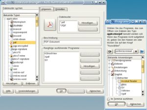 Abbildung 6: Hinzufügen: Hier wählen Sie den Acrobat Reader als Programm aus, um PDF-Dokumente zu öffnen.