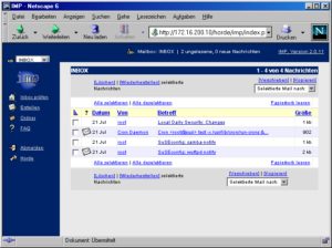 Abb. 1: Die Verwaltungsoberfläche des GEE-Servers.
