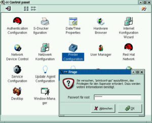 Abbildung 5: Über das Control Panel lassen sich einige Konfigurationswerkzeuge für häufige Administrationsaufgaben starten.