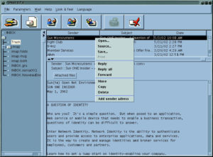 Abbildung 1: JMail ist ein komfortabler grafischer E-Mail-Client in Java. Das freie Programm bietet LDAP-Unterstützung.