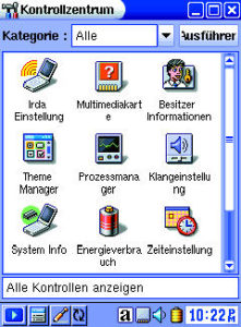 Abbildung 3: Die Platzaufteilung im Kontrollzentrum ist noch nicht optimal, wie der zu große »Ausführen«-Button rechts oben zeigt.